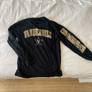 Vanderbilt Commodores Black Long Sleeve Shirt
